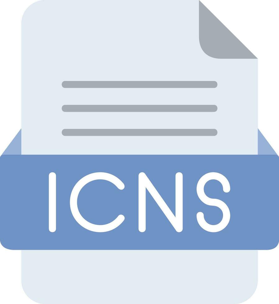 icns fichier format ligne icône vecteur