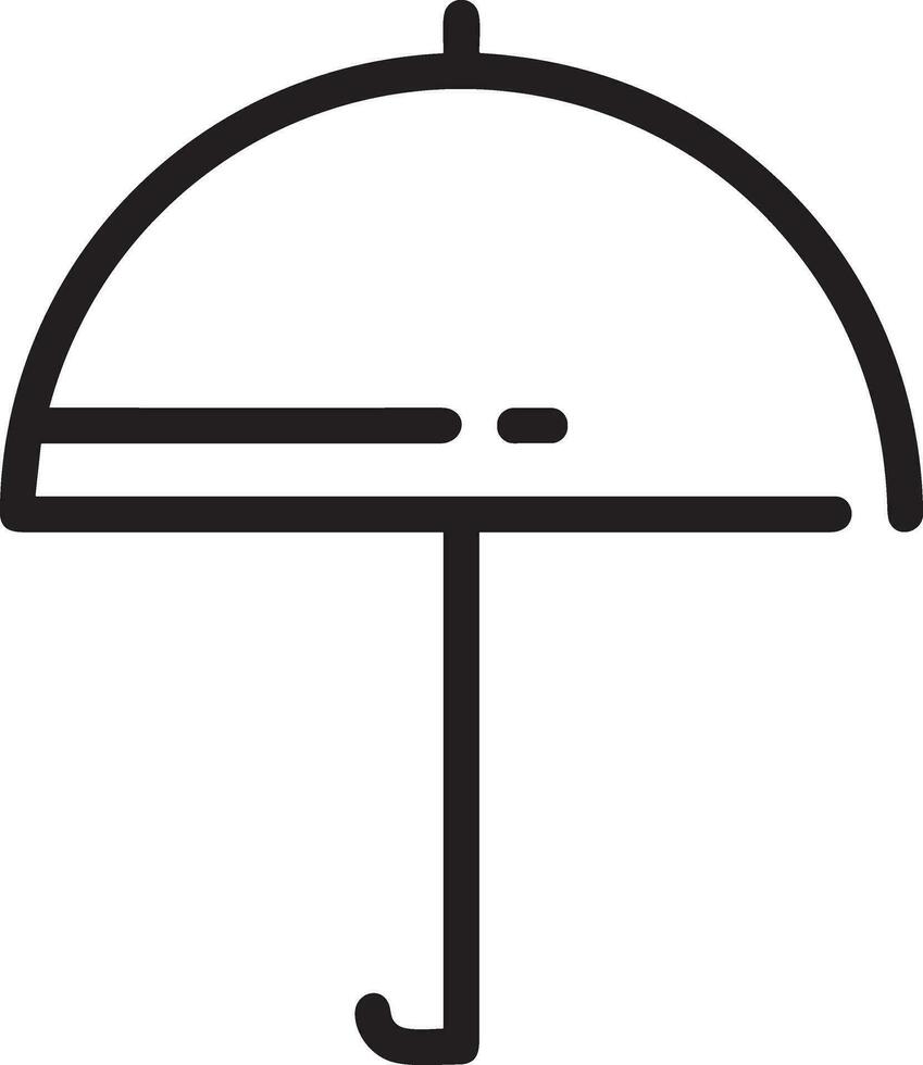 parapluie protection icône symbole vecteur image. illustration de le sécurité protéger parapluie Sécurité conception image