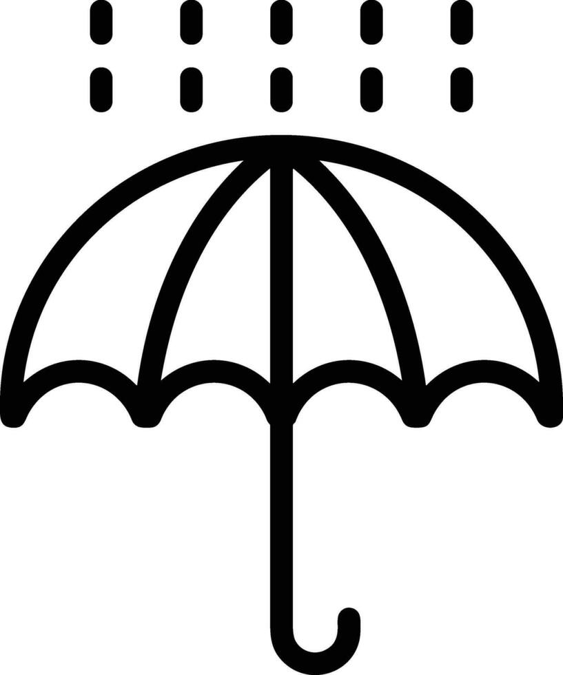 parapluie protection icône symbole vecteur image. illustration de le sécurité protéger parapluie Sécurité conception image