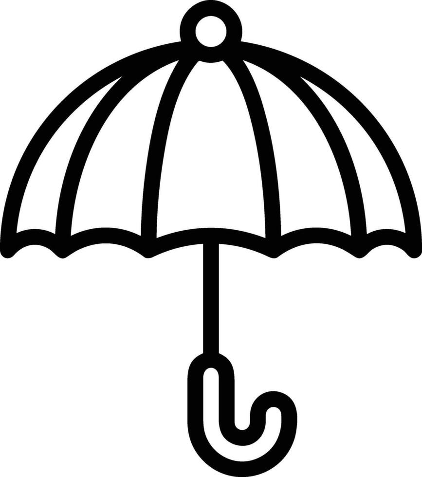 parapluie protection icône symbole vecteur image. illustration de le sécurité protéger parapluie Sécurité conception image