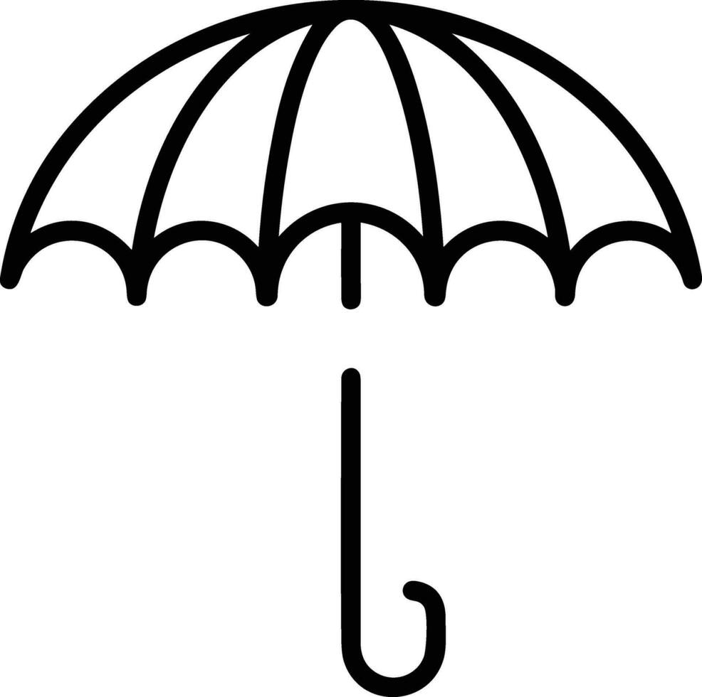 parapluie protection icône symbole vecteur image. illustration de le sécurité protéger parapluie Sécurité conception image