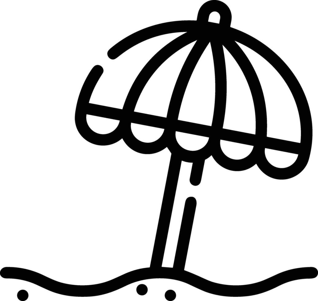 parapluie protection icône symbole vecteur image. illustration de le sécurité protéger parapluie Sécurité conception image