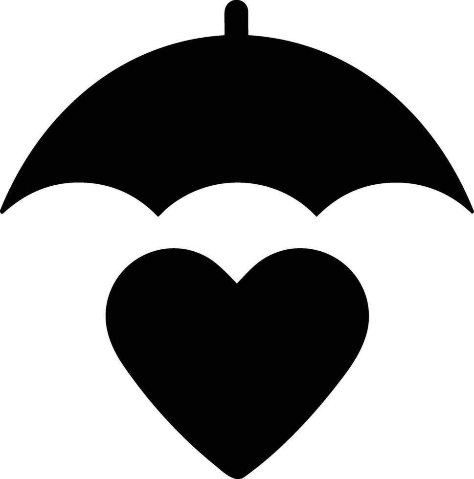 parapluie protection icône symbole vecteur image. illustration de le sécurité protéger parapluie Sécurité conception image