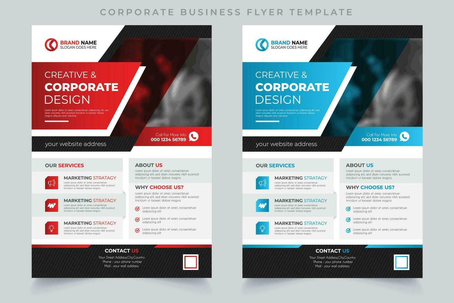 conception de brochure, mise en page moderne de couverture, rapport annuel, affiche, dépliant en a4 avec triangles colorés, formes géométriques pour la technologie, science, marché avec fond clair vecteur