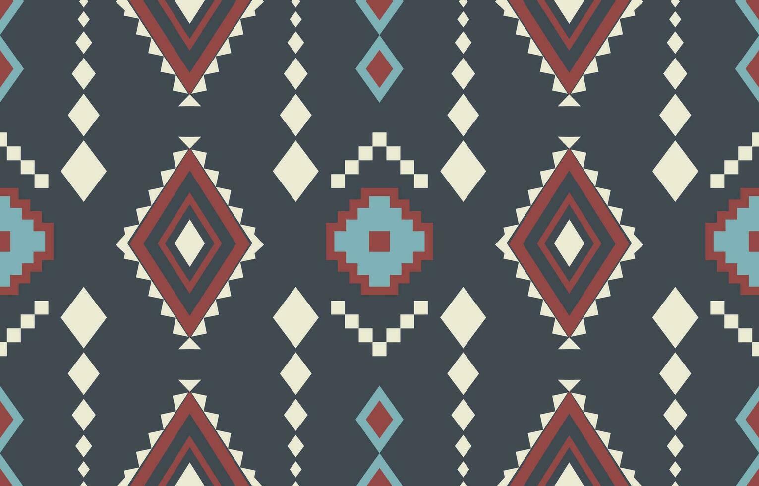 ethnique abstrait ikat art. aztèque ornement imprimer. géométrique ethnique modèle sans couture Couleur Oriental. conception pour Contexte ,rideau, tapis, fond d'écran, vêtements, emballage, batique, vecteur illustration.