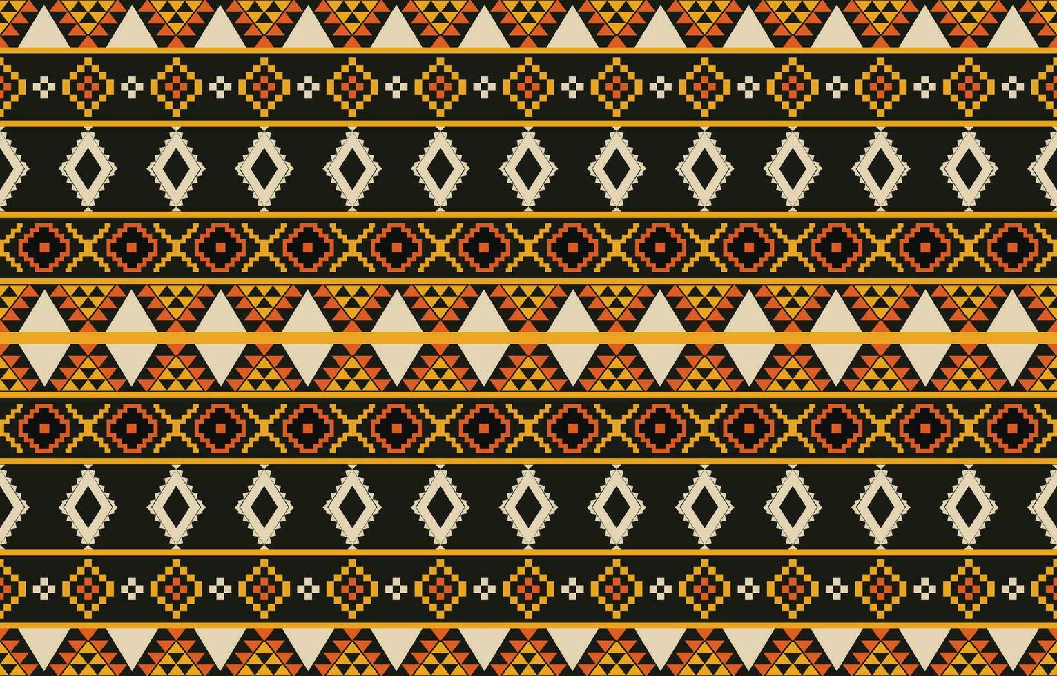 ethnique abstrait ikat art. aztèque ornement imprimer. géométrique ethnique modèle sans couture Couleur Oriental. conception pour Contexte ,rideau, tapis, fond d'écran, vêtements, emballage, batique, vecteur illustration.