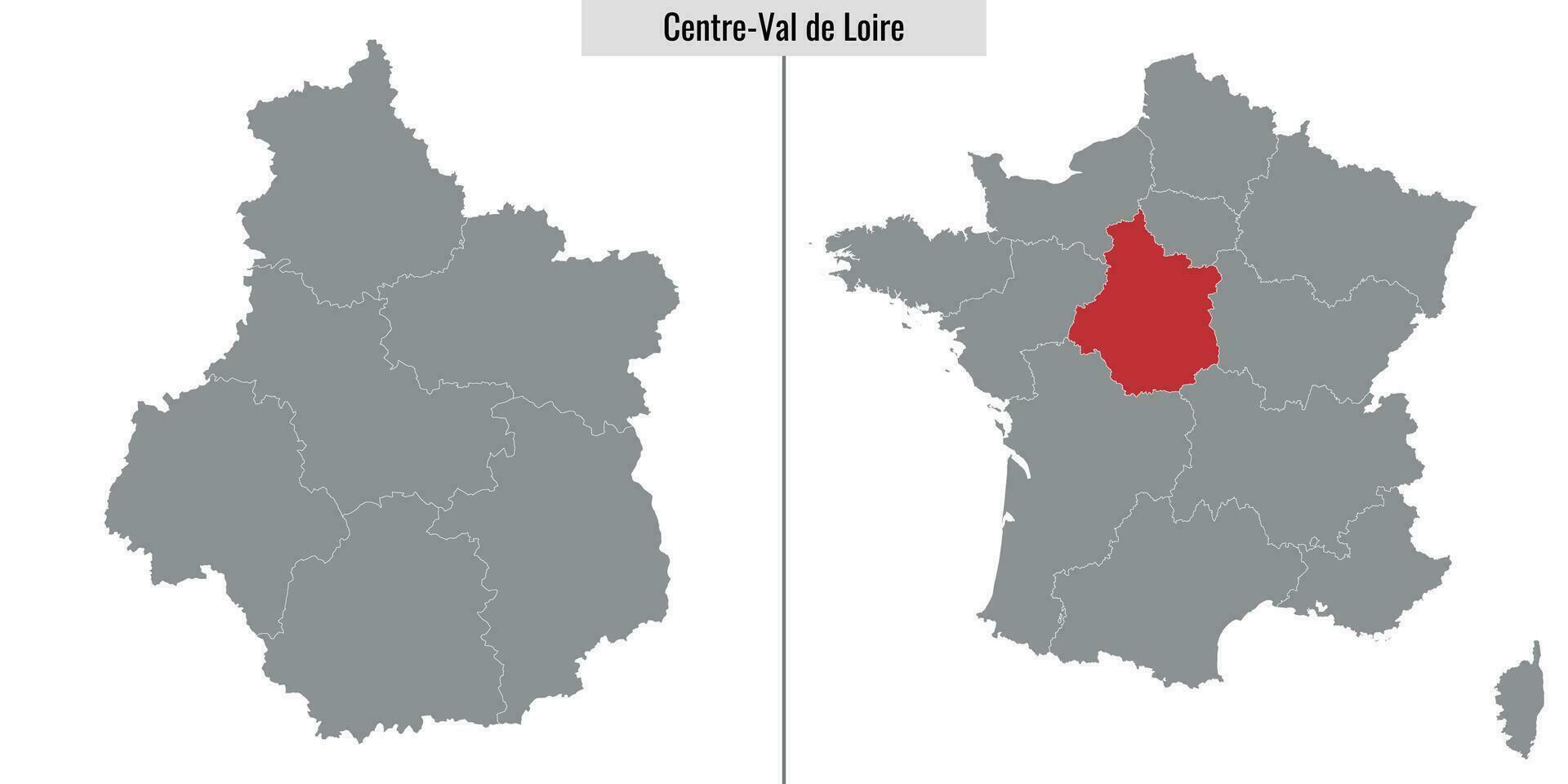 carte Région de France vecteur