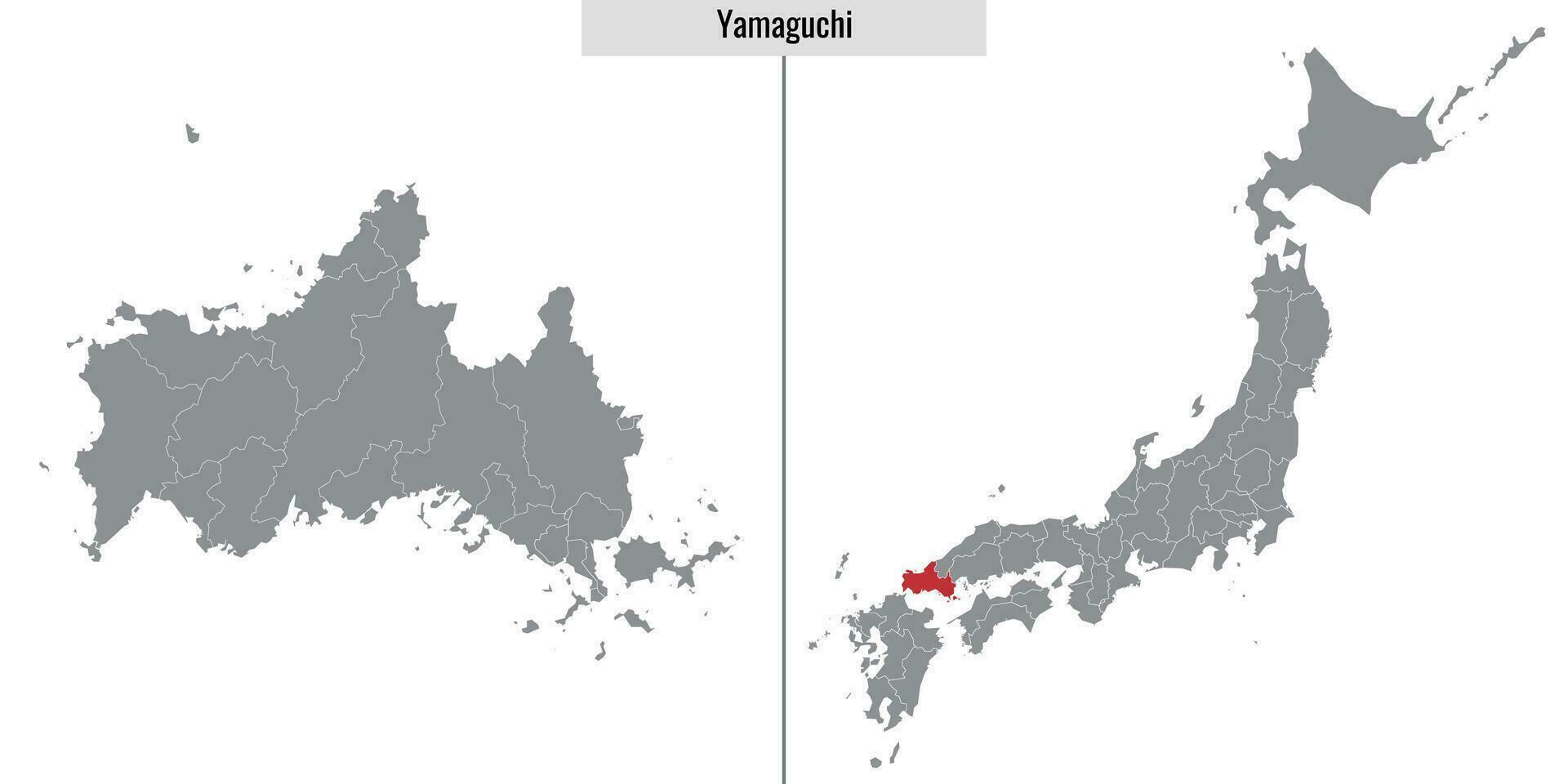 carte Préfecture de Japon vecteur