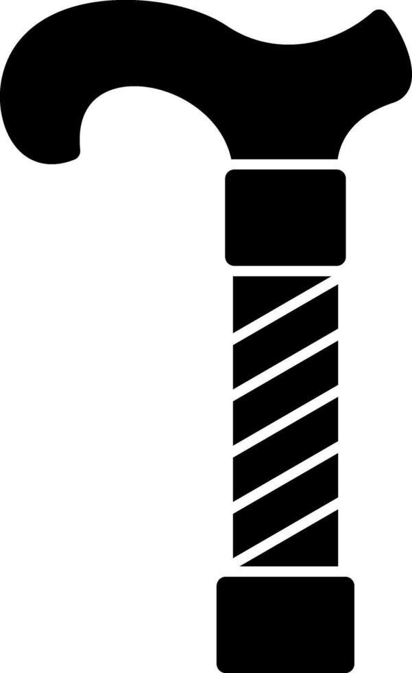 conception d'icône de vecteur de canne