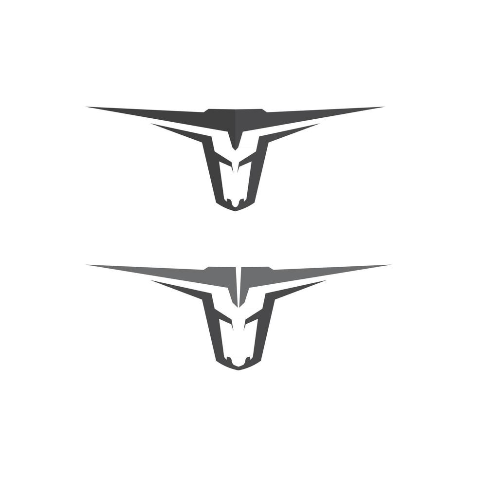 tête de buffle de taureau, vache, vecteur de conception de logo de mascotte animale pour buffle de corne de sport, animal, mammifères, logo de tête, sauvage, matador