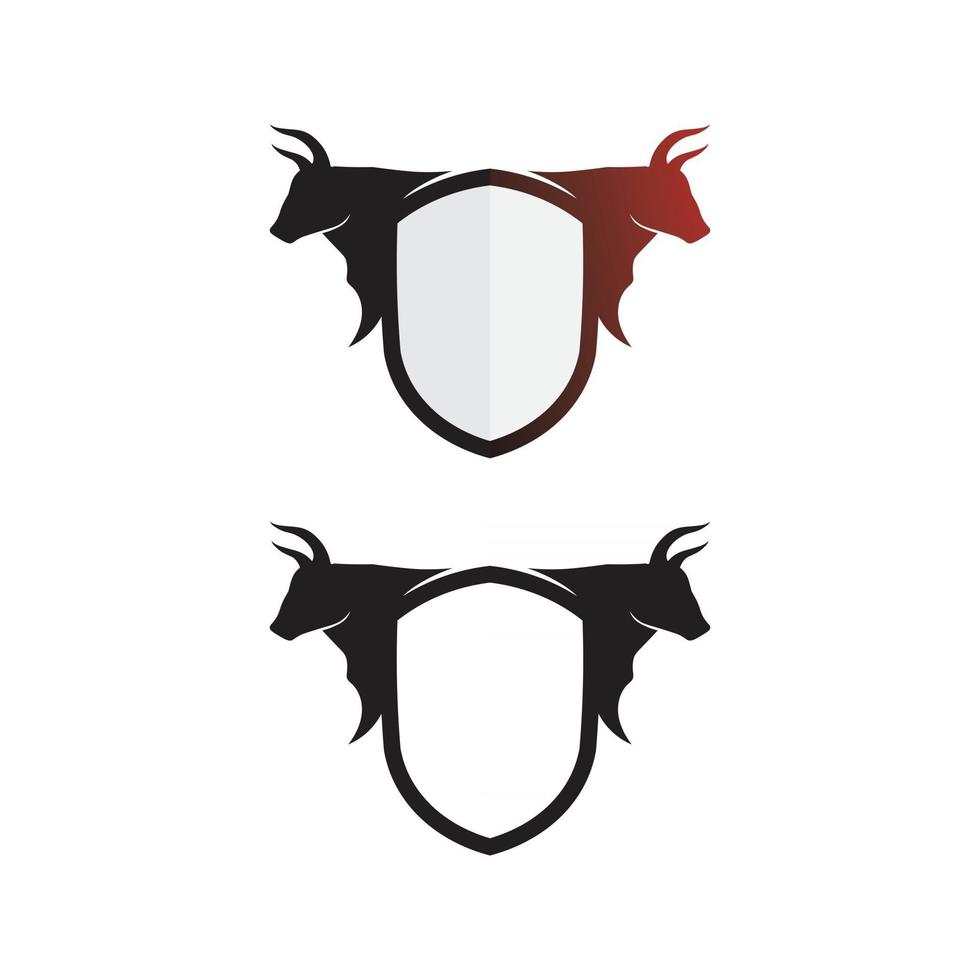 taureau buffle tête vache animal tête mascotte logo design vecteur pour sport corne buffle animal mammifères tête logo sauvage matador