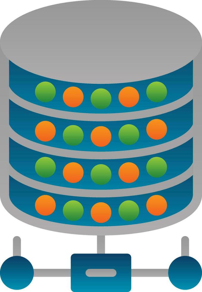 conception d'icône de vecteur de base de données