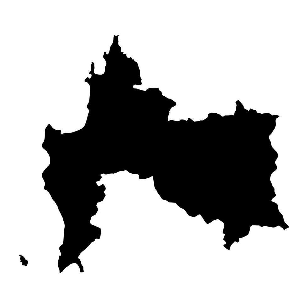 biobio Région carte, administratif division de Chili. vecteur