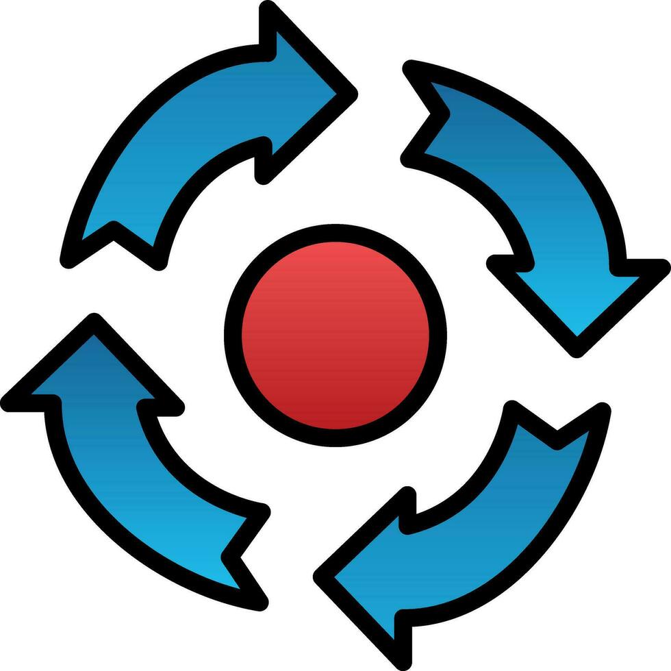 conception d'icône de vecteur de recyclage