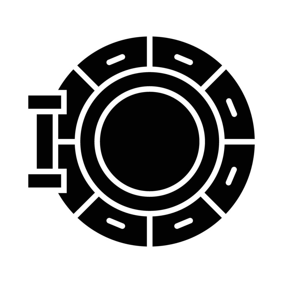 hublot vecteur glyphe icône pour personnel et commercial utiliser.