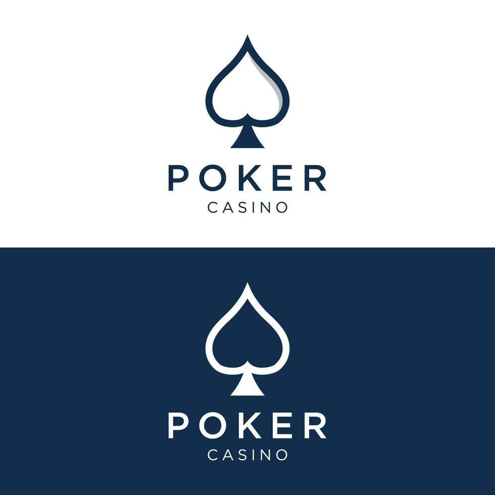 prime ace poker carte modèle logo élément. logo pour jeux d'argent Jeux, les casinos, tournois et clubs. vecteur