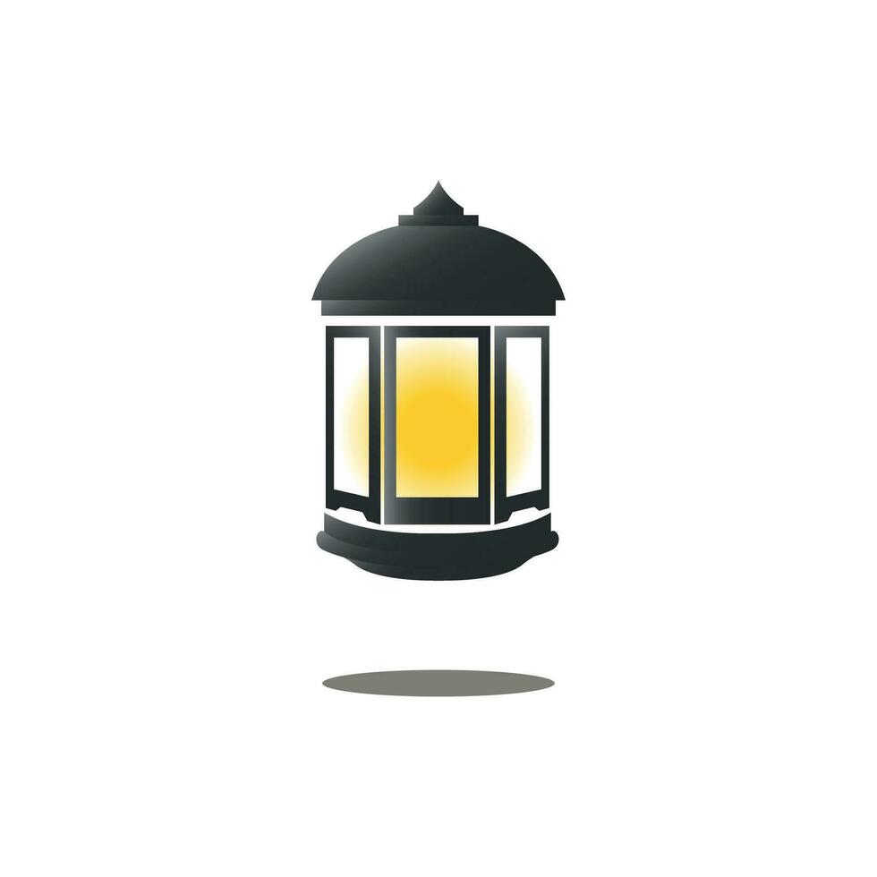 icône lanterne conception vecteur illustration, réverbère logo