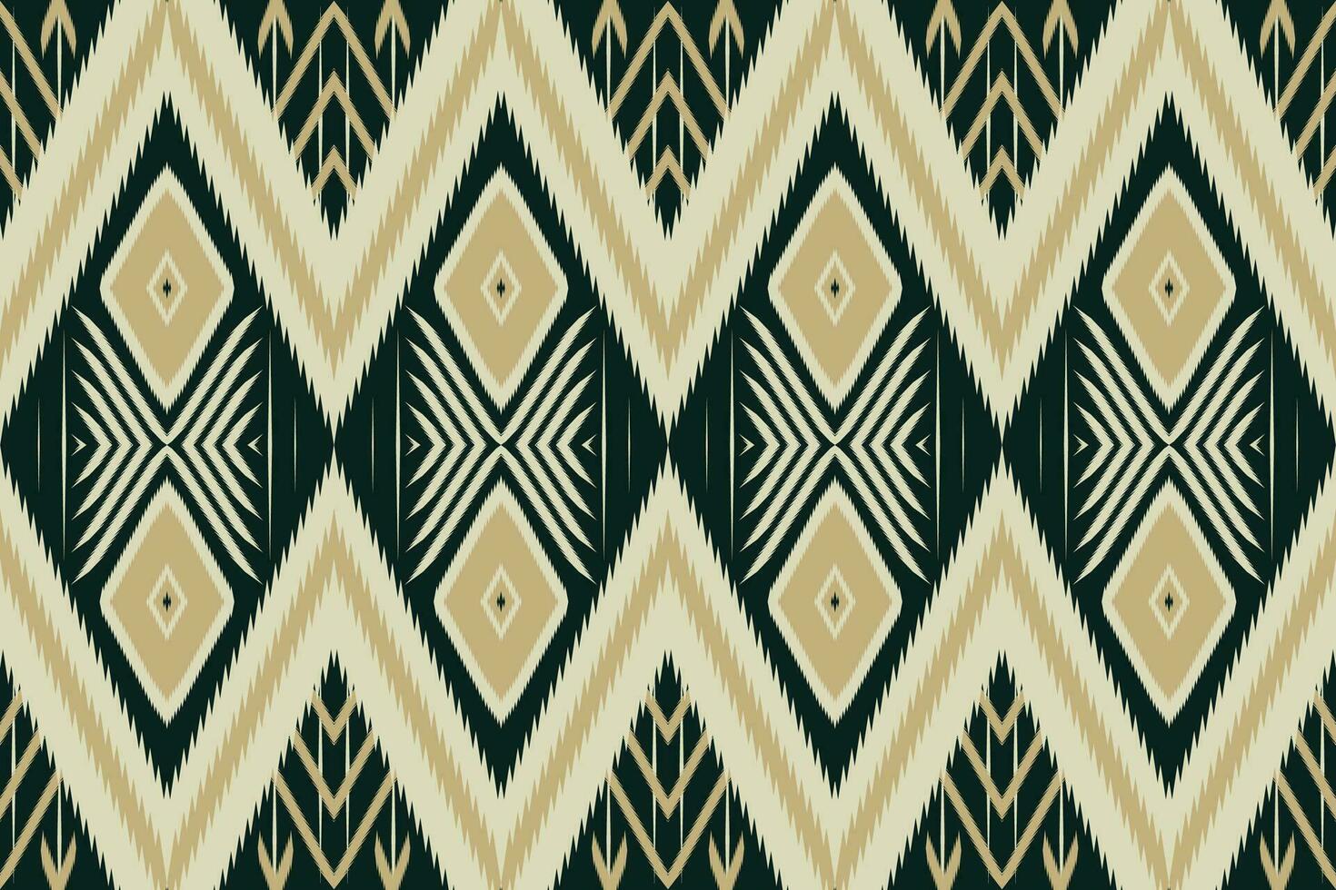 géométrique ethnique Oriental modèle traditionnel conception pour tissu, tapis, vêtements, textile, batik.ethnique abstrait ikat sans couture modèle dans broderie tribale style. vecteur