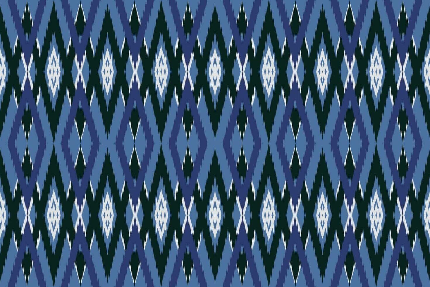 ethnique abstrait ikat.sans couture modèle dans tribal.aztèque géométrique modèle pour vibrant couleur.coloré géométrique broderie pour textiles, tissu, vêtements, arrière-plan, batik, tricots, mode vecteur