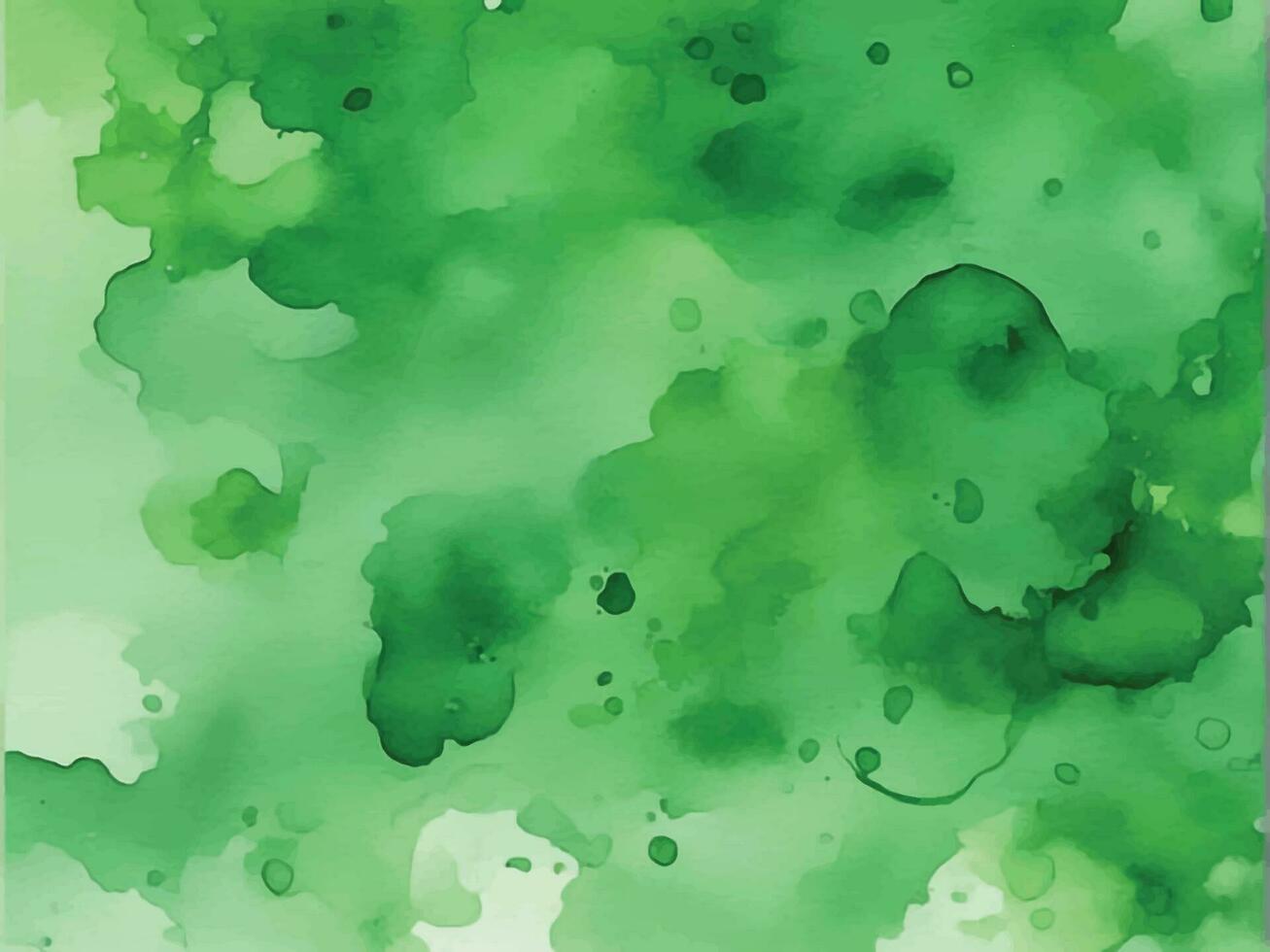 fond aquarelle vert vecteur