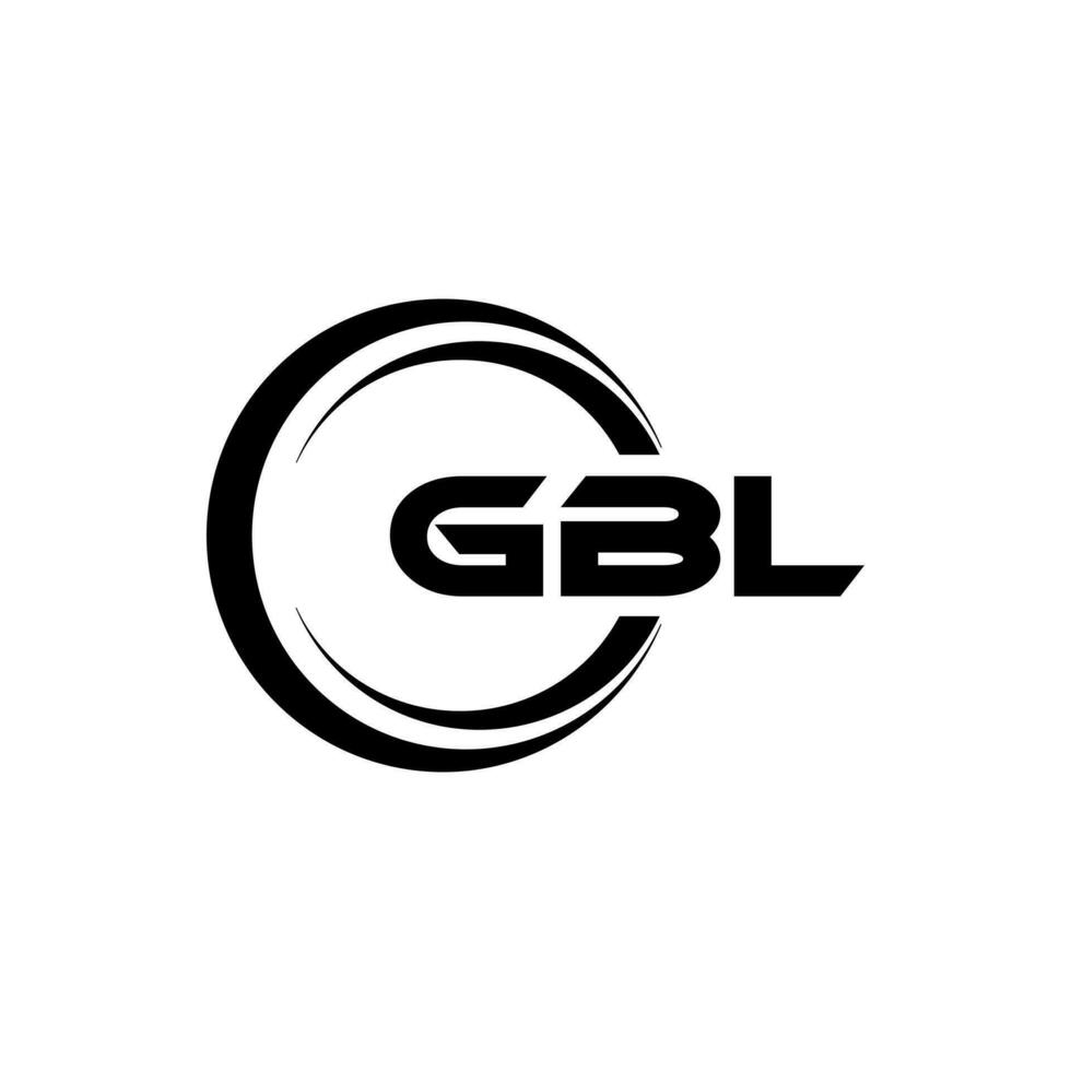 gbl logo conception, inspiration pour une unique identité. moderne élégance et Créatif conception. filigrane votre Succès avec le frappant cette logo. vecteur