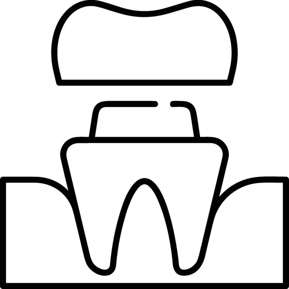 dent dentiste icône symbole image vecteur. illustration de le dentaire médicament symbole conception graphique image vecteur