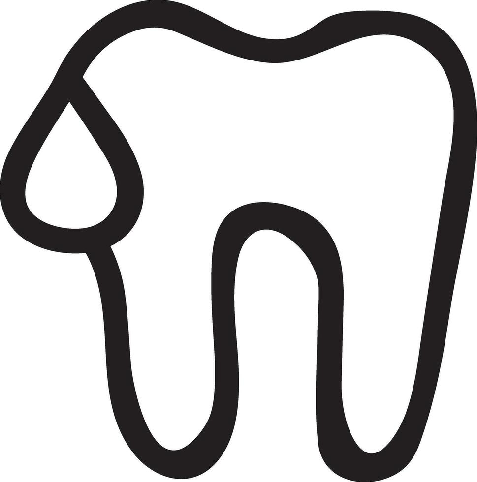 dent dentiste icône symbole image vecteur. illustration de le dentaire médicament symbole conception graphique image vecteur