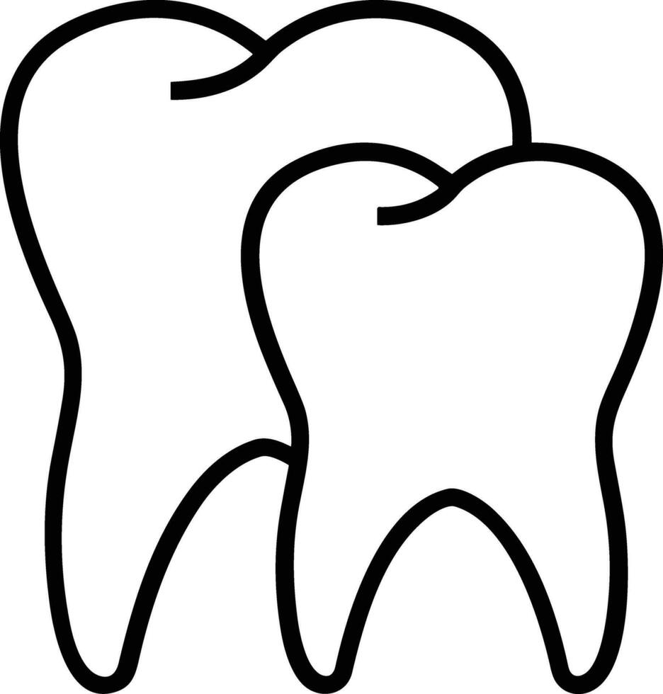 dent dentiste icône symbole image vecteur. illustration de le dentaire médicament symbole conception graphique image vecteur