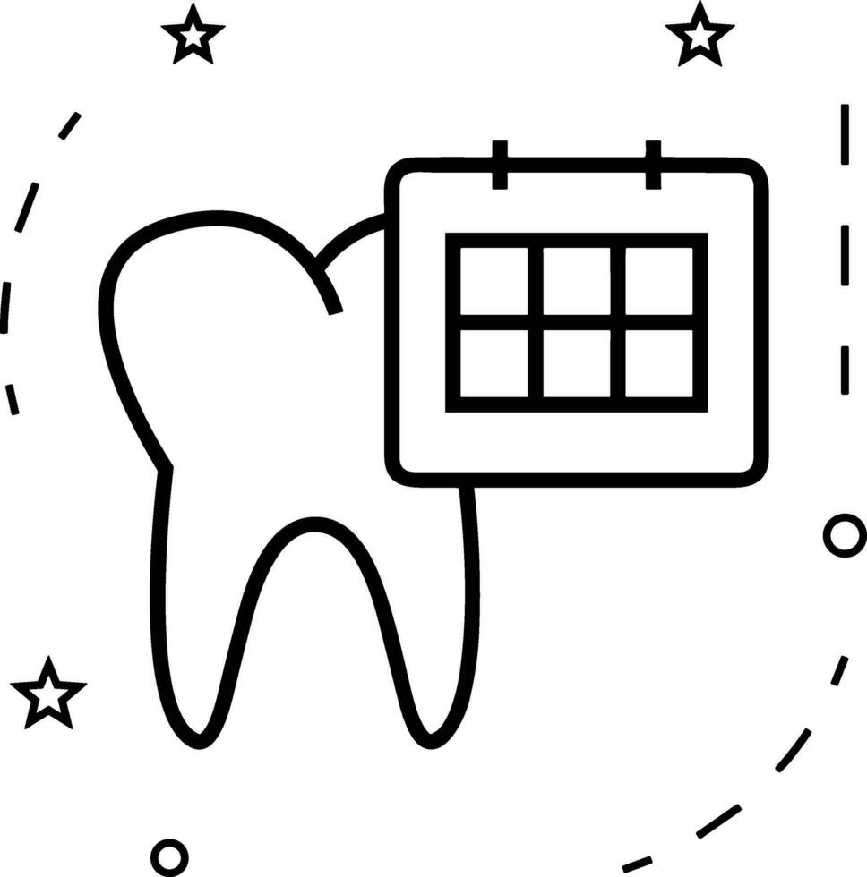 dent dentiste icône symbole image vecteur. illustration de le dentaire médicament symbole conception graphique image vecteur