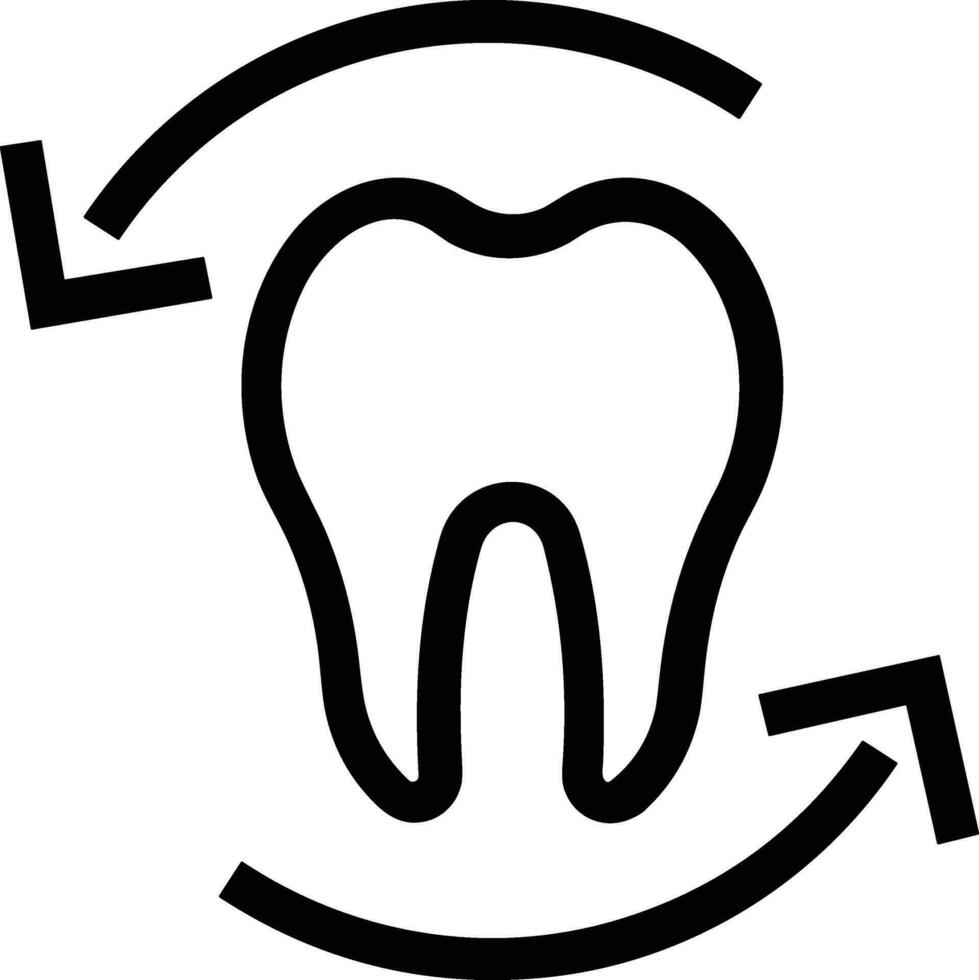 dent dentiste icône symbole image vecteur. illustration de le dentaire médicament symbole conception graphique image vecteur