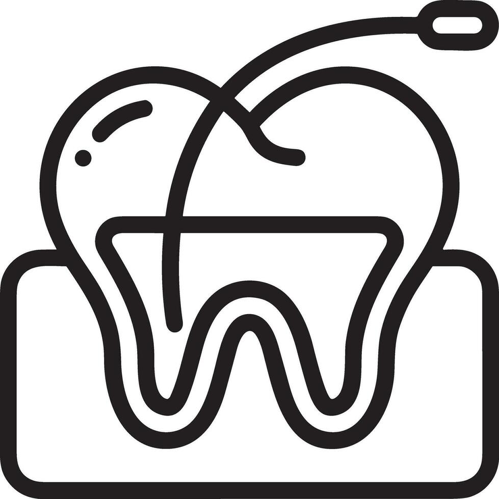 dent dentiste icône symbole image vecteur. illustration de le dentaire médicament symbole conception graphique image vecteur