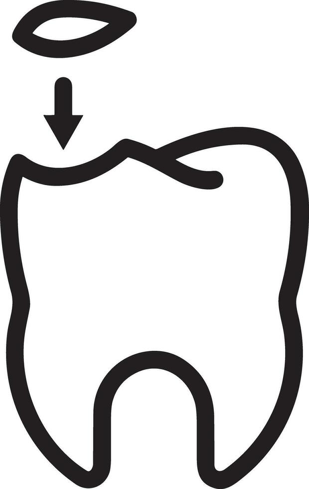 dent dentiste icône symbole image vecteur. illustration de le dentaire médicament symbole conception graphique image vecteur