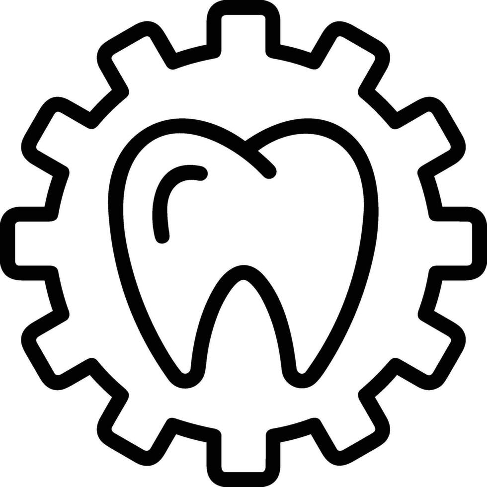 dent dentiste icône symbole image vecteur. illustration de le dentaire médicament symbole conception graphique image vecteur