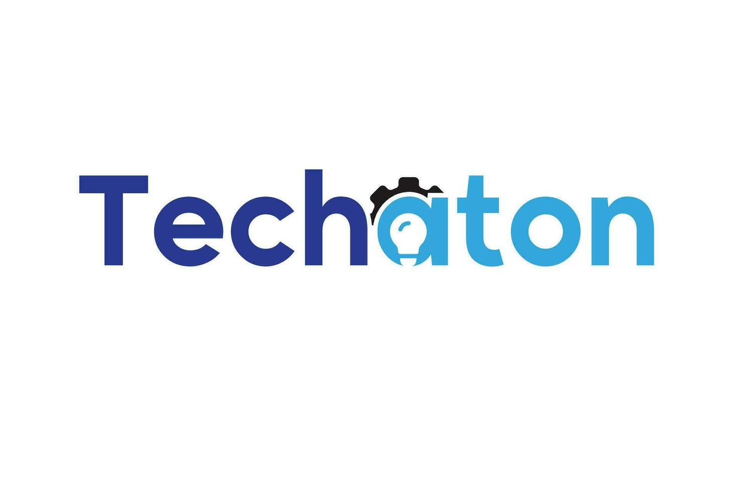 techaton logo. technologie logo vecteur