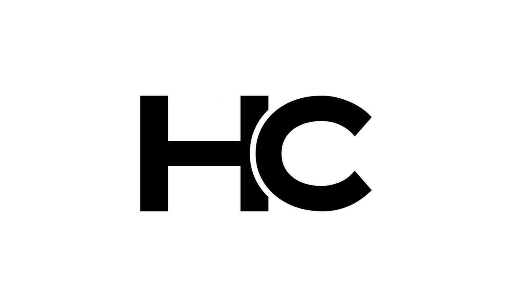 lettre hc logo conception. initiale lettre hc logo dans brin Contexte. gratuit vecteur