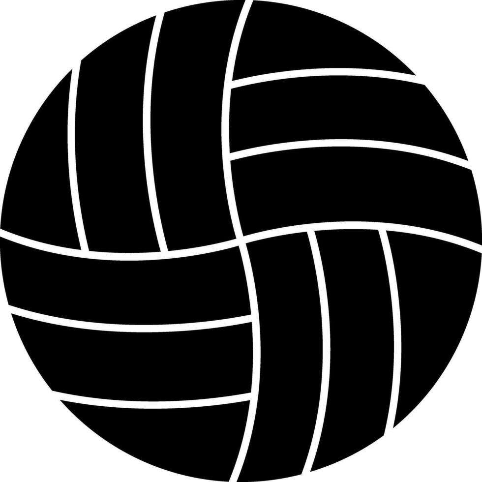 conception d'icône de vecteur de volley-ball