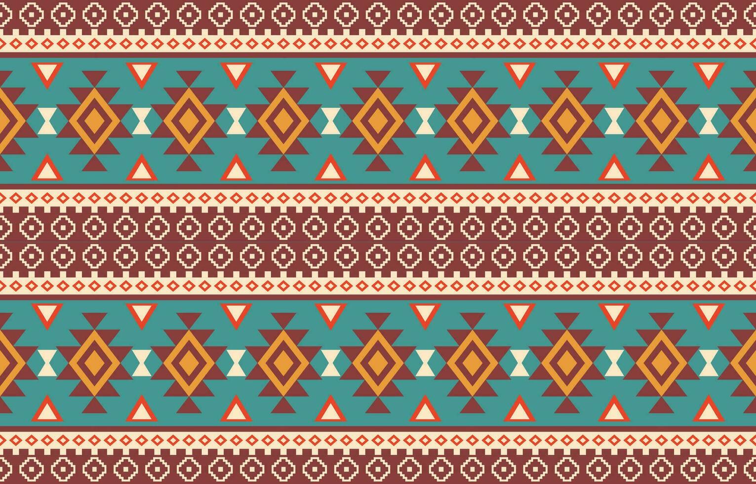 ethnique abstrait ikat art. aztèque ornement imprimer. géométrique ethnique modèle sans couture Couleur Oriental. conception pour Contexte ,rideau, tapis, fond d'écran, vêtements, emballage, batique, vecteur illustration.