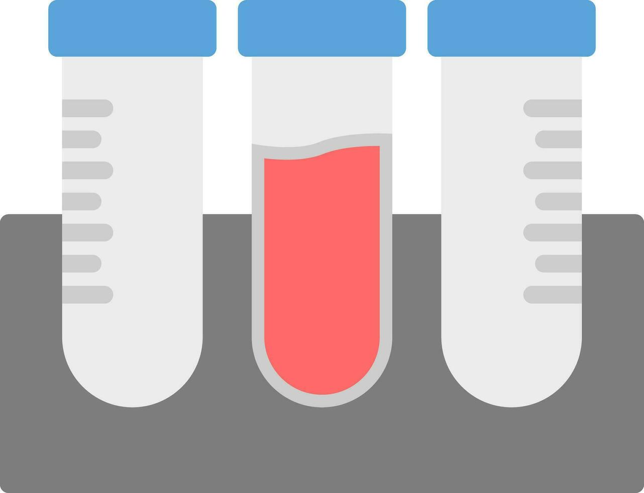 conception d'icônes vectorielles de tubes à essai vecteur