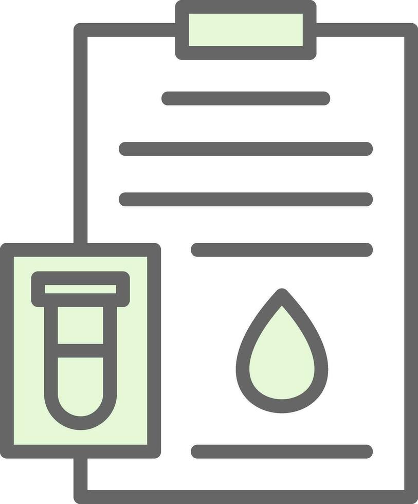 conception d'icône de vecteur de test sanguin