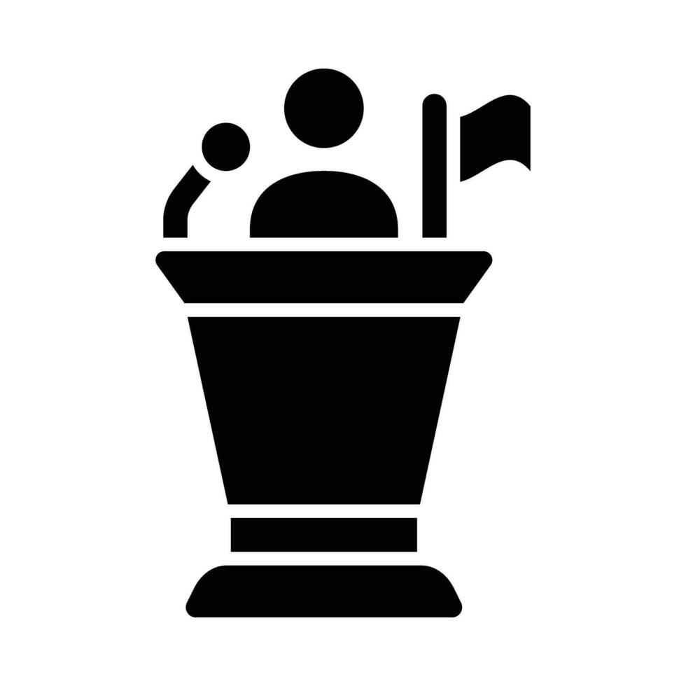 politicien vecteur glyphe icône pour personnel et commercial utiliser.
