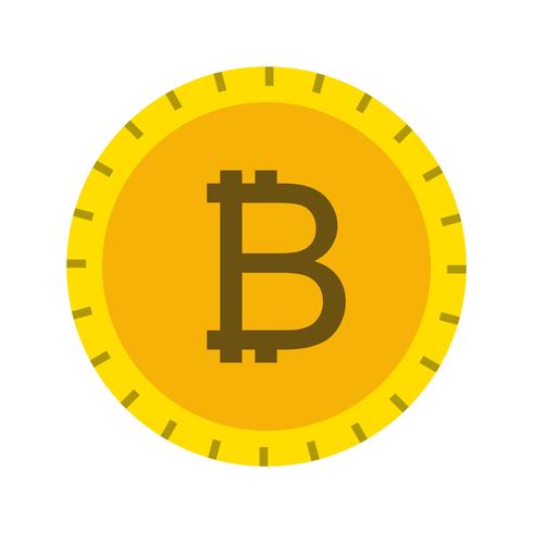 icône de vecteur bitcoin