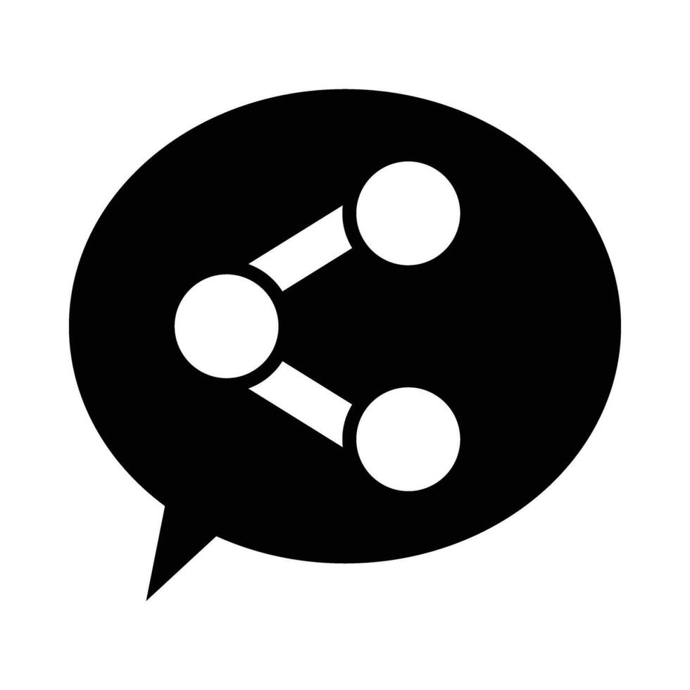 partager vecteur glyphe icône pour personnel et commercial utiliser.