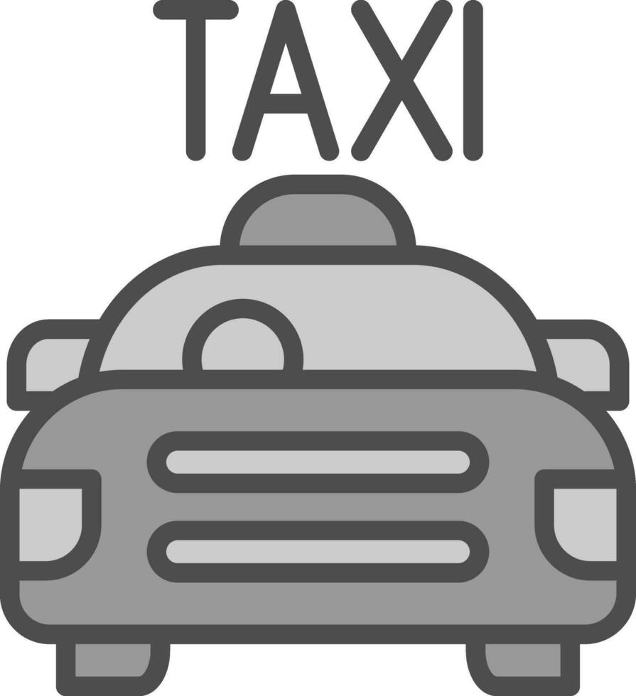 conception d'icône de vecteur de taxi