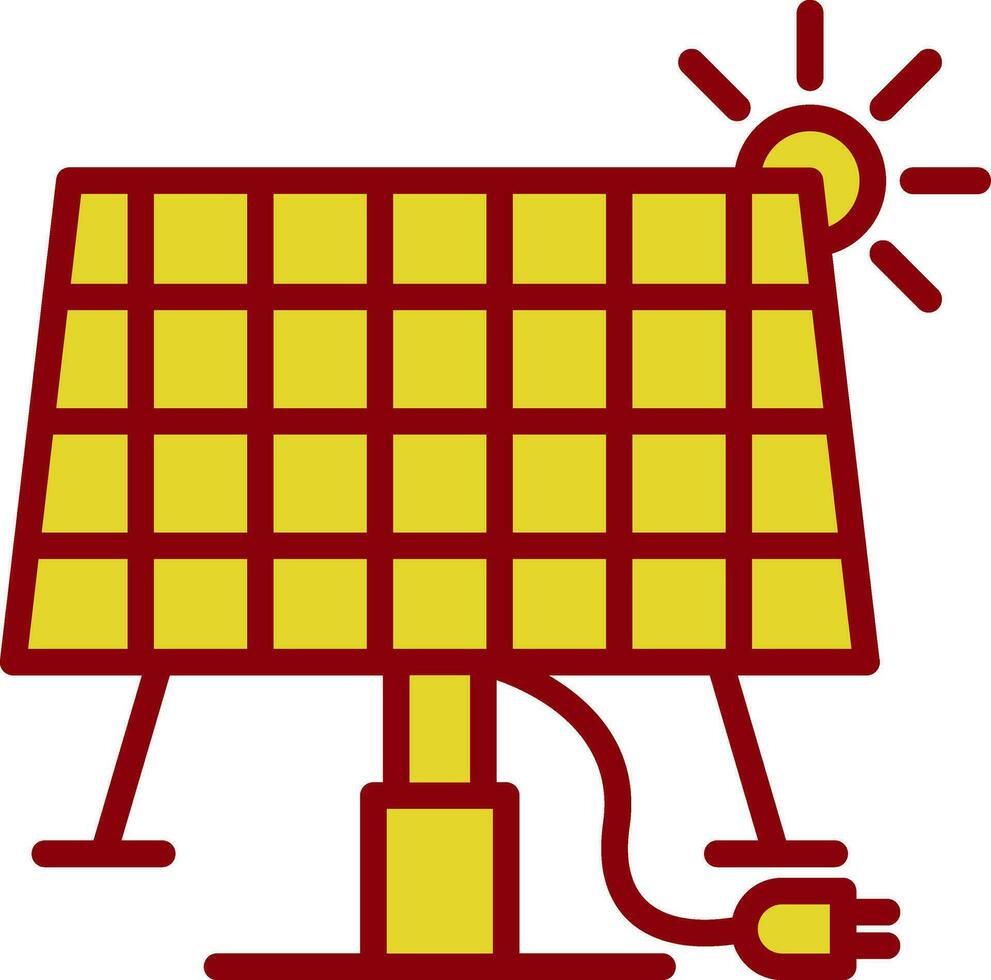 conception d'icône de vecteur d'énergie solaire