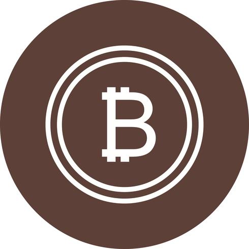 icône de vecteur bitcoin