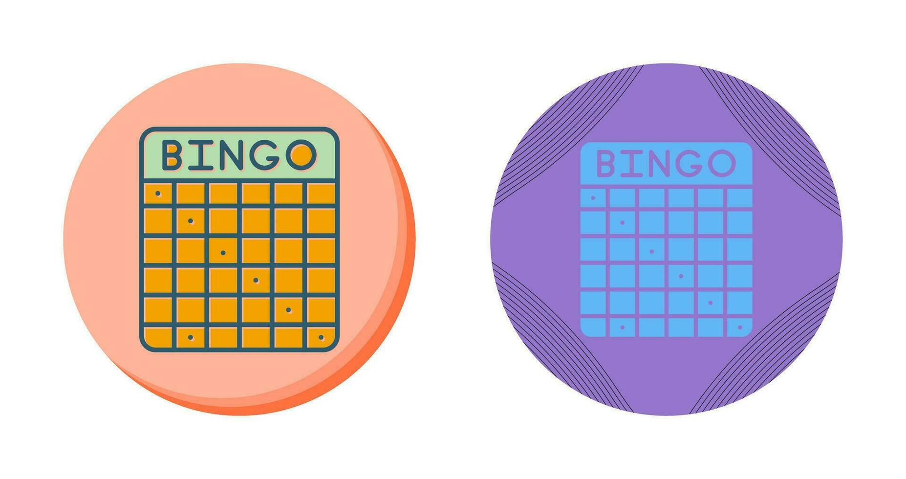 icône de vecteur de bingo