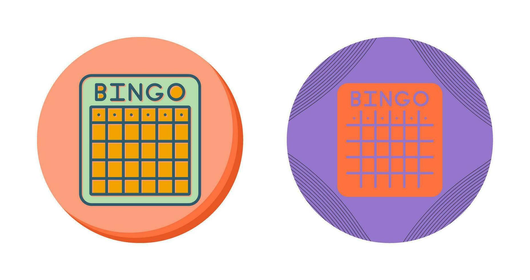 icône de vecteur de bingo