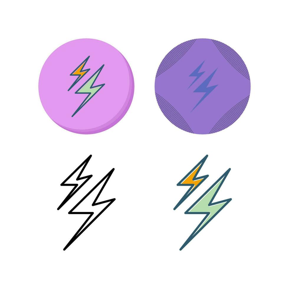 icône de vecteur de foudre
