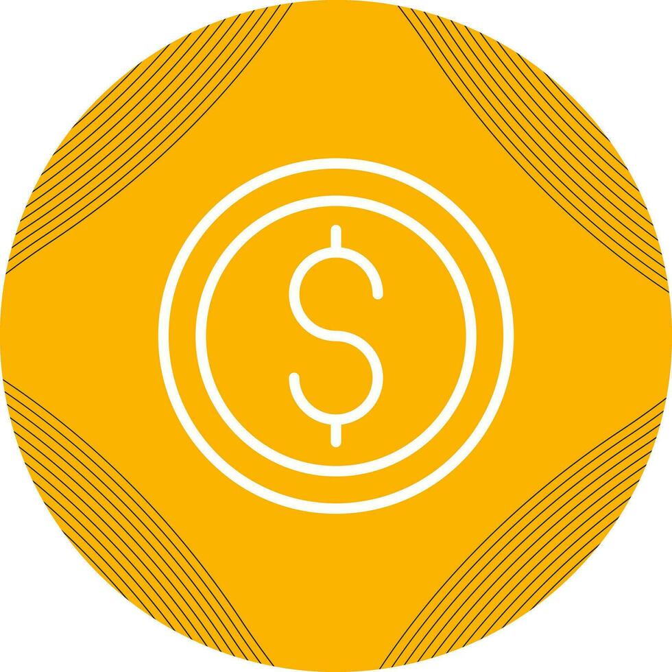 USD cercle vecteur icône