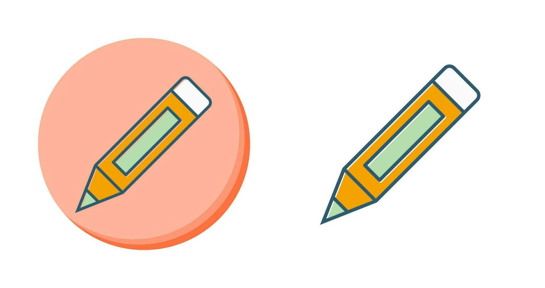 icône de vecteur de crayon